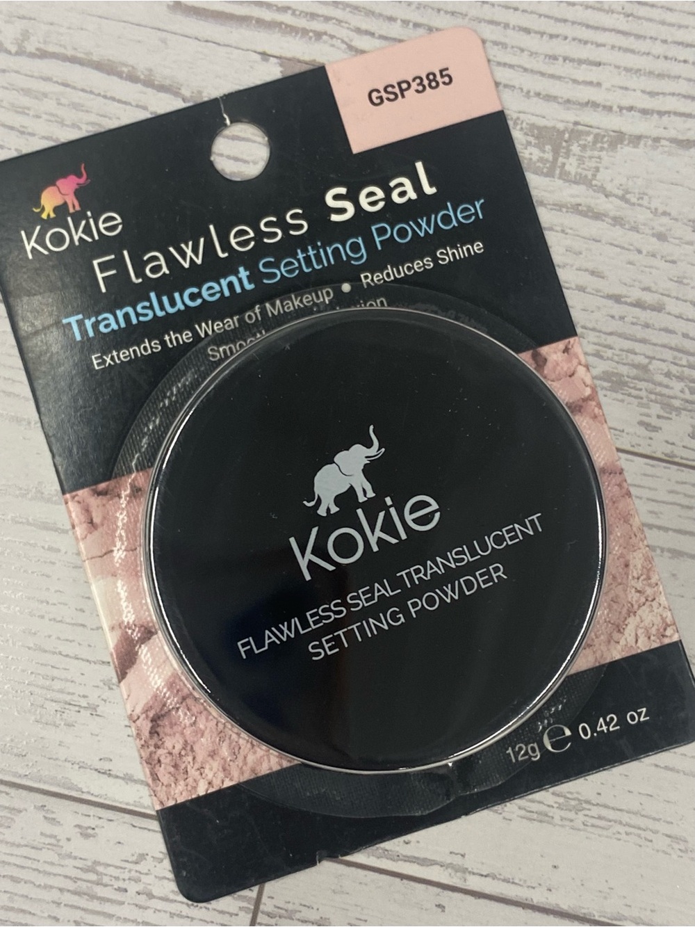 Kokie Flawless Seal Translucent Setting Powder pink